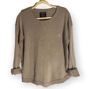 U.S. Polo Assn. Gray Classic Crew Neck Sweater